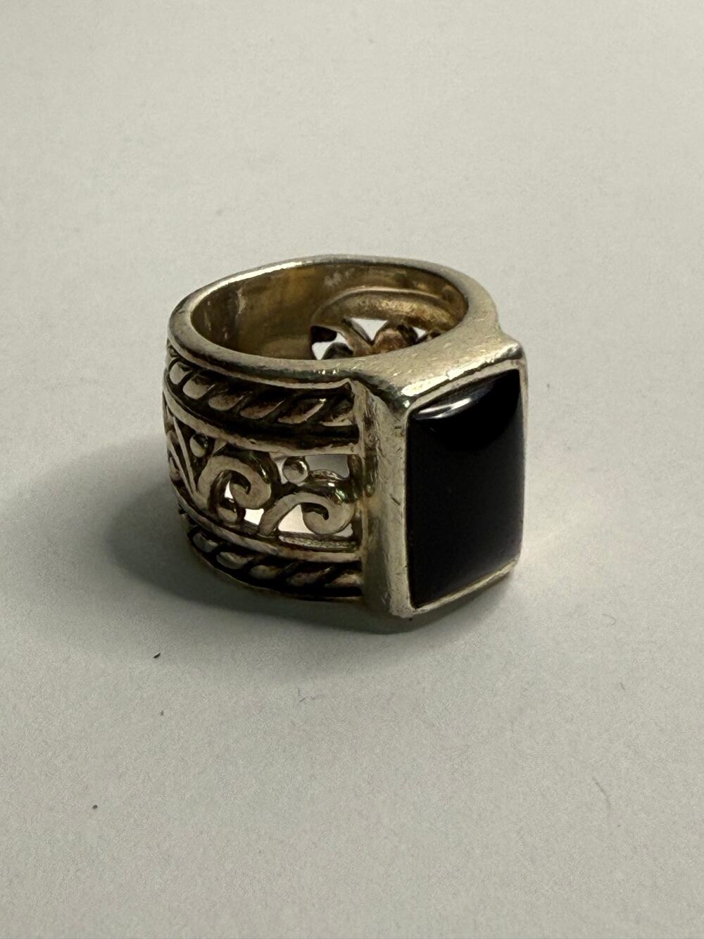 Silpada Sterling Silver Black Onyx Ring